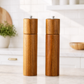 Acacia Wood Salt & Pepper Grinder Set